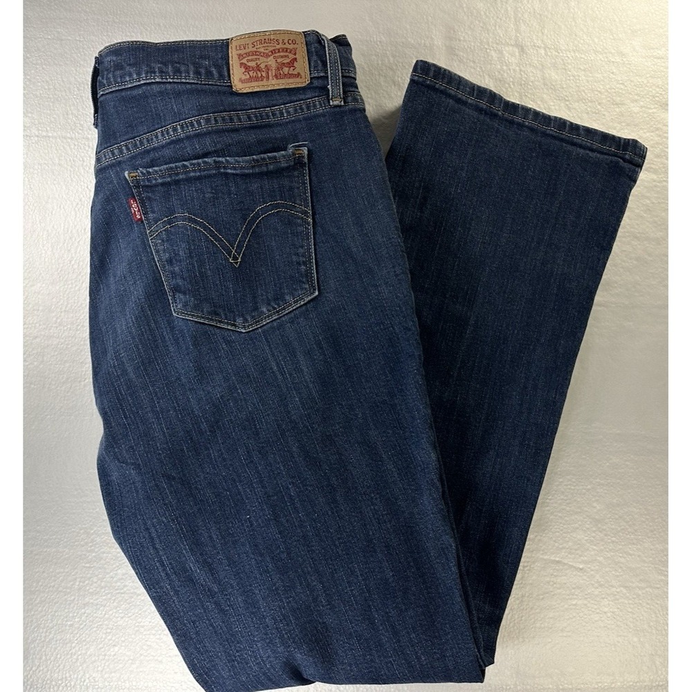 Levi's 515 Bootcut Leg Jeans Women 12M 31x32* Stretch Mid Rise Medium Wash Denim
